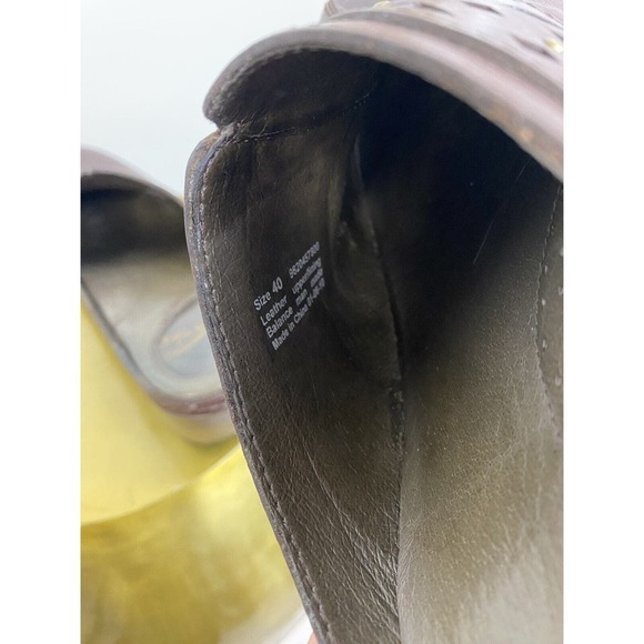 Dansko Shayanne Brown Leather Clog Mule Slip On Womens 40 US 9.5-10 Boho Gypsy‎ - Picture 5 of 5